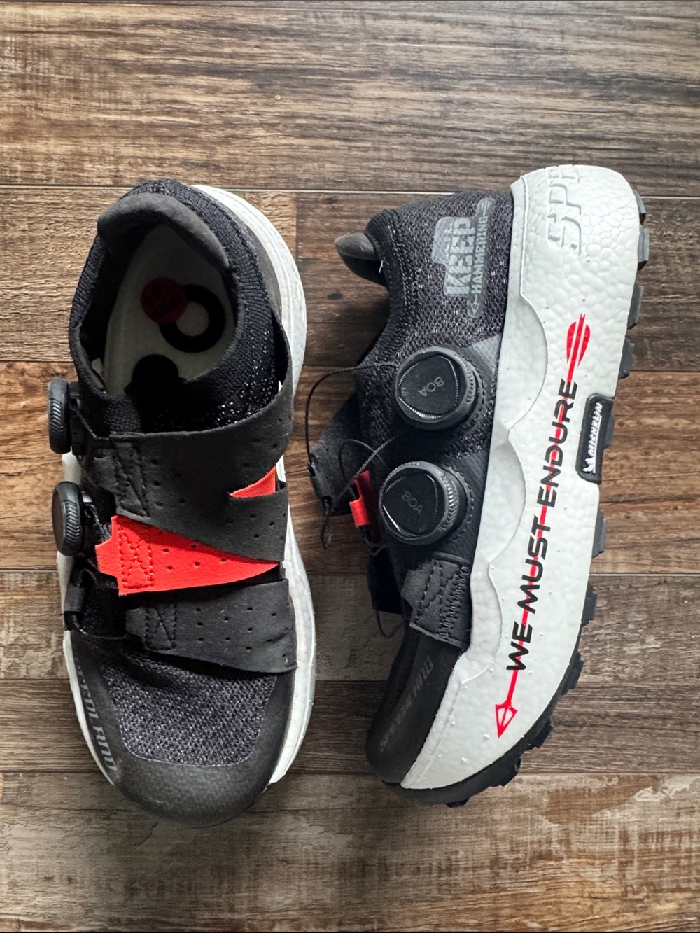 Specialized  Black and Red BOA Cycling Sneakers